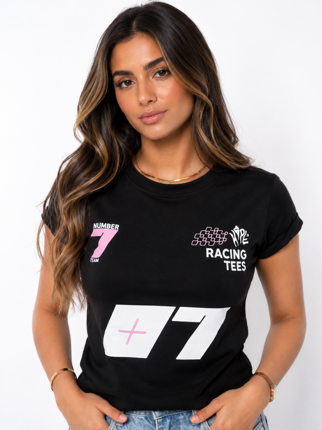 Racing baby tee
