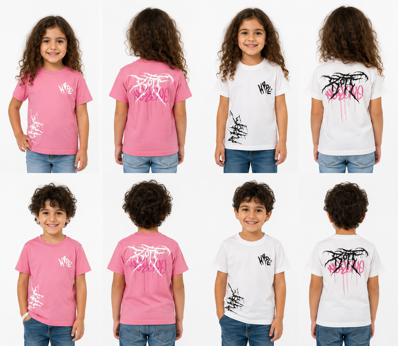 Kids pink tee