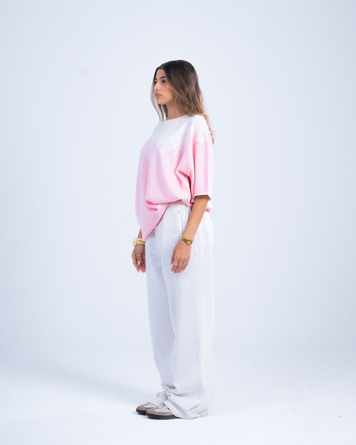 Pink Knitted