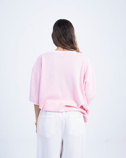 Pink Knitted