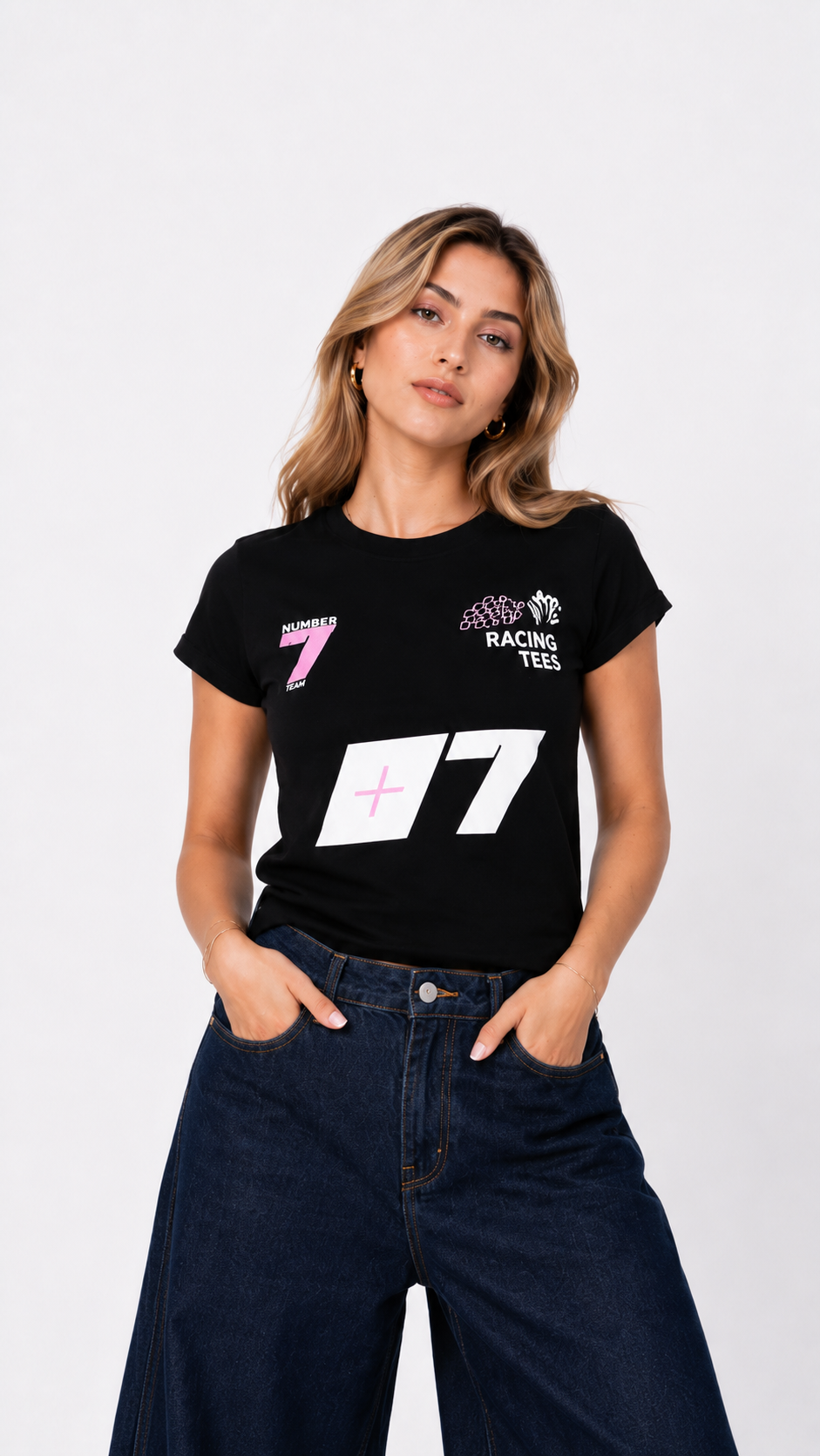 Racing baby tee