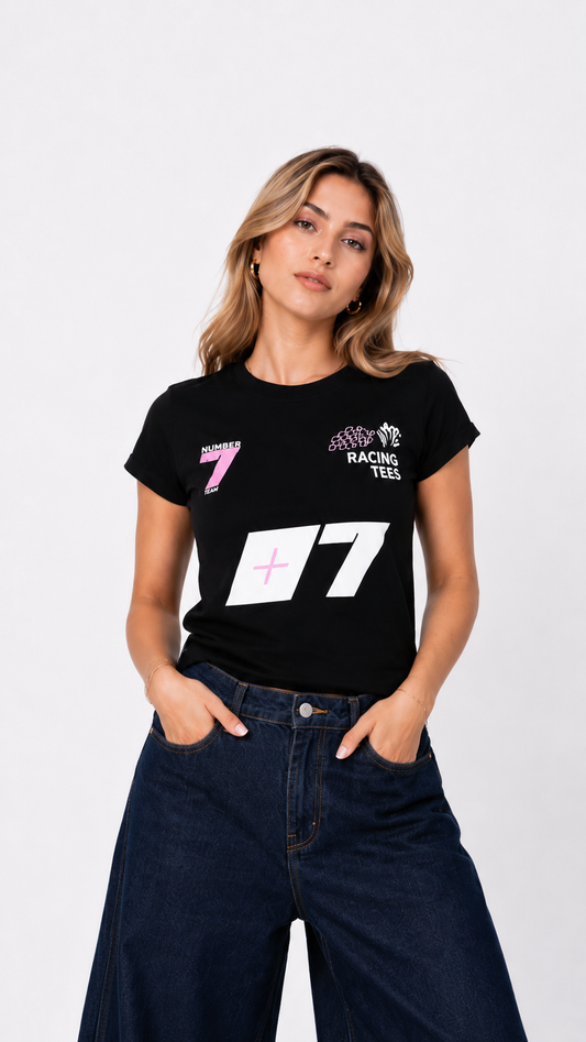 Racing baby tee
