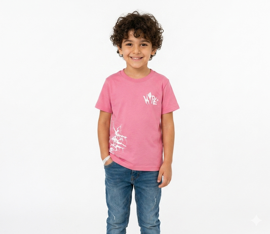 Kids pink tee
