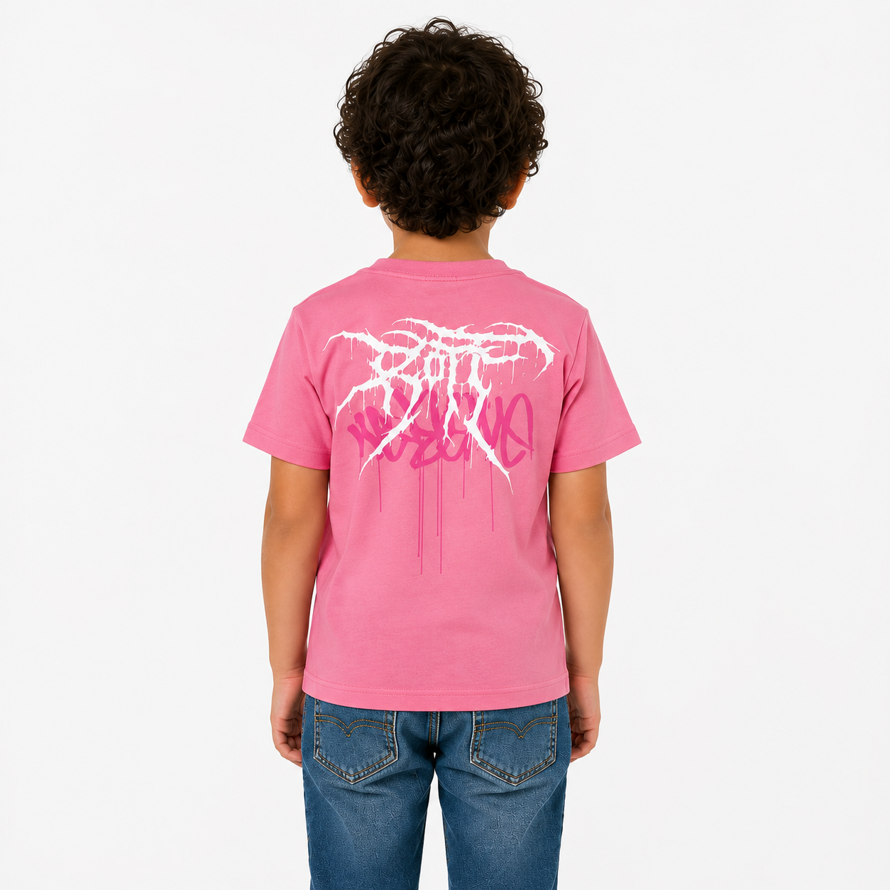 Kids pink tee