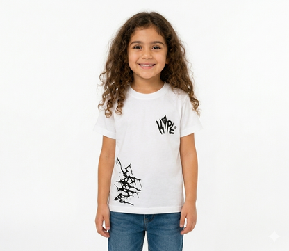 Kids white tee